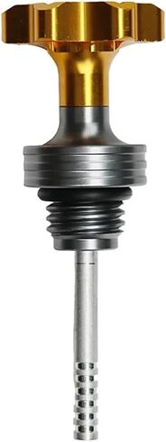 1pcs Dipstick Filler Cap Plug For GY6 Scooter Motorcycle Engine Engine Crankcase Level Gauge Universally DipStick(Gold) in Saudi Arabia