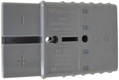 6320G1 Anderson Original Forklift Battery Connector 350 Gray With 2/0 Tips in Saudi Arabia