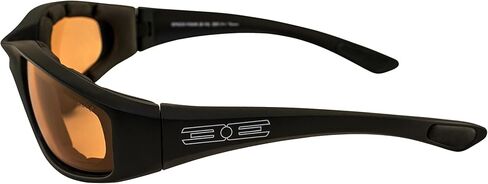 Epoch Eyewear Auto-Darkening Foam Padded Motorcycle Sunglasses Black Frames Amber to Smoke Photochromic Lens in Saudi Arabia