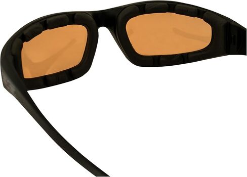 Epoch Eyewear Auto-Darkening Foam Padded Motorcycle Sunglasses Black Frames Amber to Smoke Photochromic Lens in Saudi Arabia