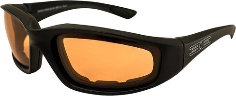 Epoch Eyewear Auto-Darkening Foam Padded Motorcycle Sunglasses Black Frames Amber to Smoke Photochromic Lens in Saudi Arabia