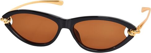 Cat Eye Sunglasses for Women Trendy UV Protection Women's Sun Glasses with Metal Temples Fashion Driving Glasses in Saudi Arabia