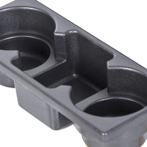 ECOTRIC Center Mini Cup Holder Armrest Console Compatible with 2006-2020 Dodge Charger Police Black Upholstered Middle Cover Storage Box pad Lid Kit Replacement Organizer in Saudi Arabia