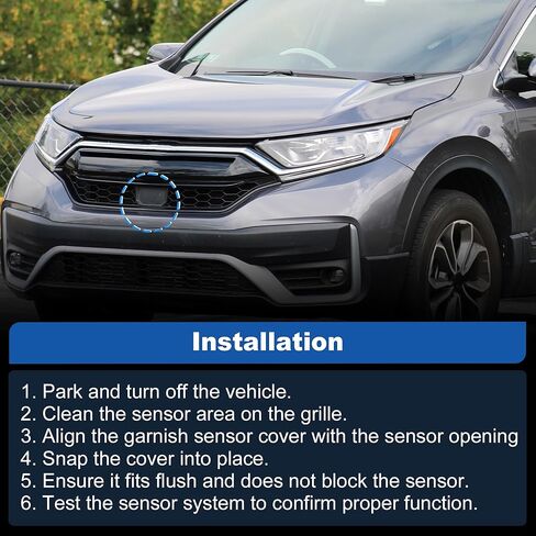 No.71124-TLA-A50 Front Grille Wave Radar Sensor Cover Cap for Honda CRV 2020 2021 2022 with Adaptive Cruise Grill Radar Cover Cap Trim in Saudi Arabia
