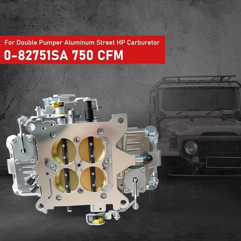 0-82751SA Carburettor Suitable for Holley 4150 Aluminum Street HP Carburettor CFM 750 Square Bore (0-82751SA) in Saudi Arabia