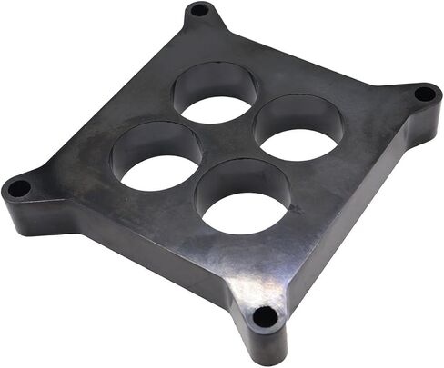 مجموعة فاصل المكربن ​​الفينولي طويل القامة مقاس 1 بوصة مع 4 فتحات متوافقة مع SB 4150 4160 4bbl. SBC BBC Carb in Kuwait