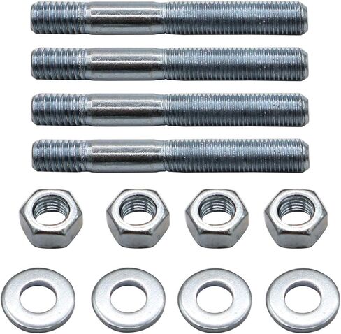 مجموعة فاصل المكربن ​​الفينولي طويل القامة مقاس 1 بوصة مع 4 فتحات متوافقة مع SB 4150 4160 4bbl. SBC BBC Carb in Kuwait