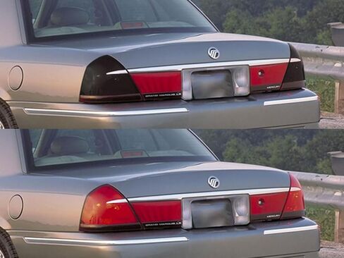 Rvinyl Tail Light Tint Covers Compatible with Mercury Grand Marquis 1998-2002 - Smoke in Saudi Arabia