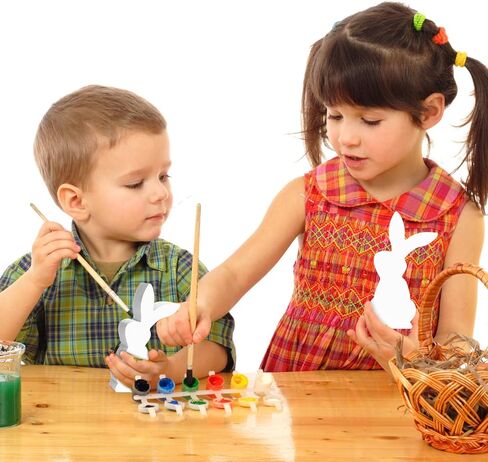 6 قطع من علامات خشبية لطاولة أرنب عيد الفصح، ديكور مزرعة على شكل أرنب مع حبل، ديكورات خشبية على شكل أرنب الربيع لعيد الفصح لحفلات المزرعة الداخلية هدية مكتب المنزل in Kuwait