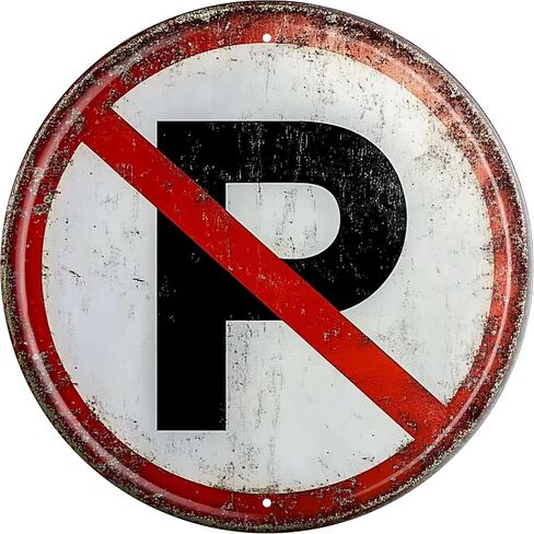 Vintage Round Tin The Sun And Moon Sign Retro Metal Sign Suitable For Home Street Shop Garage Bar Farm Garden - Multi-Purpose For Indoor/Outdoor Use Plaque 8x8 Inch in Saudi Arabia