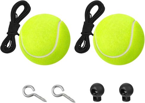 2PCS Tennis Ball Garage Parking Aid, Vehicles Parking Assist Ball & Adjustable Height Lanyard Kit, Garage Automotive Stop Indicator Avoid Crash and Scratch, Universal Fit in Kuwait