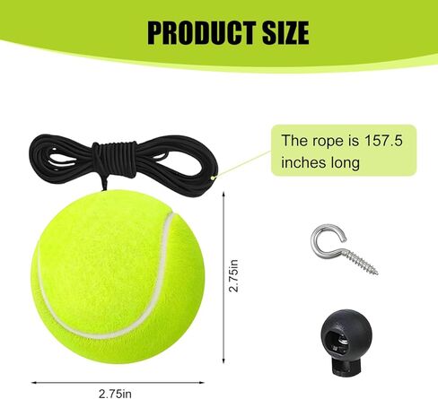 2PCS Tennis Ball Garage Parking Aid, Vehicles Parking Assist Ball & Adjustable Height Lanyard Kit, Garage Automotive Stop Indicator Avoid Crash and Scratch, Universal Fit in Kuwait