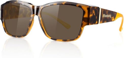 نظارات شمسية مستقطبة للنساء من Meeloog، مربعة خفيفة الوزن ملفوفة حول ظلال للقيادة وركوب الخيل MST6470 in Kuwait