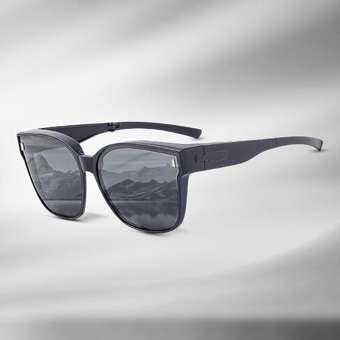 Polarized Fit Over Sunglasses for Women and Men Folding Driving Sunglasses Lightweight Oversized Sun Glasses in Saudi Arabia