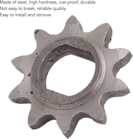 10 Teeth Steel Sprocket,Sprocket H Hole Stable Performance High Hardness 10 Teeth Sprocket Pinion Gear for 1020 Motor in Saudi Arabia