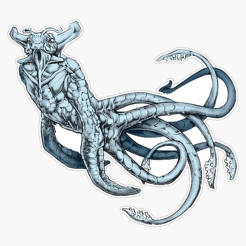 Magnet Subnautica Sea Emperor Magnetic Vinyl Sticker 5" in Saudi Arabia