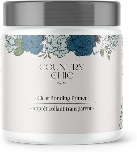 برايمر شفاف للربط - طلاء أثاث على طراز الطباشير لسطح الطلاء التمهيدي الشفاف - طلاء أساس لاصق للأثاث والديكور للصفائح أو الزجاج أو المعدن أو الطلاء الزيتي أو البقع - (4 أونصة) in Kuwait