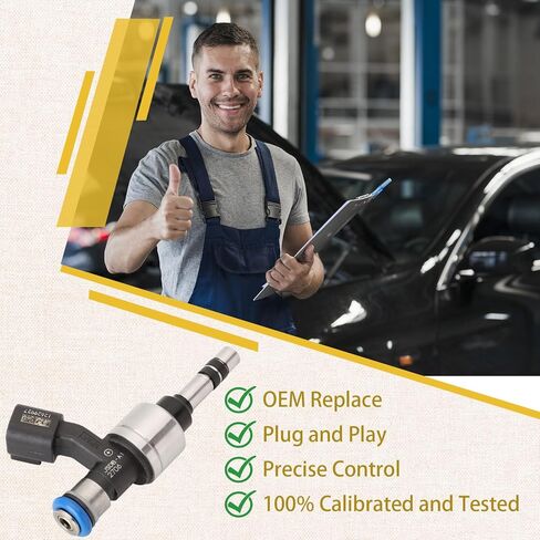 حاقن الوقود GM-3.0 GDI 2010-2011، متوافق مع/كاديلاك CTS SRX 3.0L، متوافق مع/GMC Terrain، متوافق مع/Chevy 3.0 Equinox، مجموعة من 6، OE#12629927 in Saudi Arabia