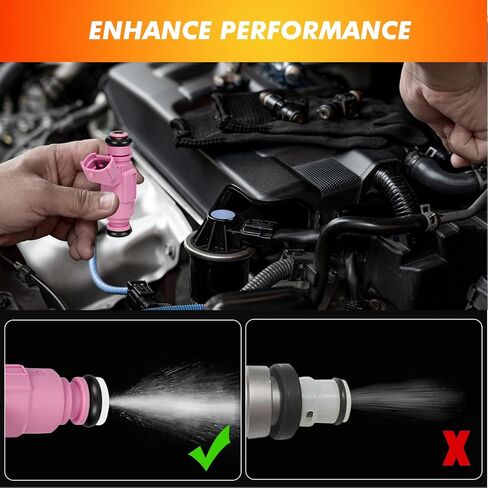 2006-2011 4Pcs Fuel Injectors Compatible for Hyundai Accent 2006 2007 2008 2009 2010 2011 L4 1.6L, for Kia Rio Rio5 2009 2010 2011 L4 1.6L Replace 3531037170 35310-37170 in Saudi Arabia