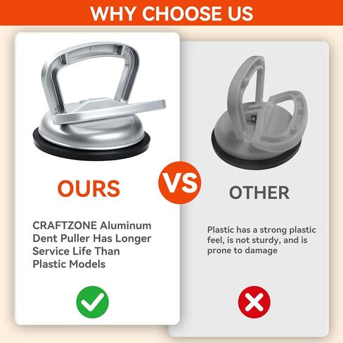 Aluminum Dent Puller, Car Dent Puller Kit 7 Pack, Strong Dent Removal Tool for Car Suction, Dent Repair Kit for Cars Body, Glass, Screen, Moving Objects in Kuwait