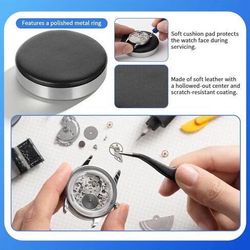 وسادة الساعة، وسادة غلاف الساعة، وسادة دائرية للساعات الجلدية، وسادة حامل للحركة، وسادة مضادة للانزلاق لإصلاح الساعات، أجسام معدنية رائعة in Kuwait