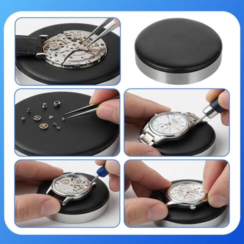 وسادة الساعة، وسادة غلاف الساعة، وسادة دائرية للساعات الجلدية، وسادة حامل للحركة، وسادة مضادة للانزلاق لإصلاح الساعات، أجسام معدنية رائعة in Kuwait