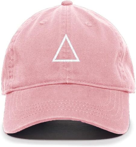 Triangle Korean Letter J Baseball Cap Embroidered Cotton Adjustable Dad Hat in Saudi Arabia