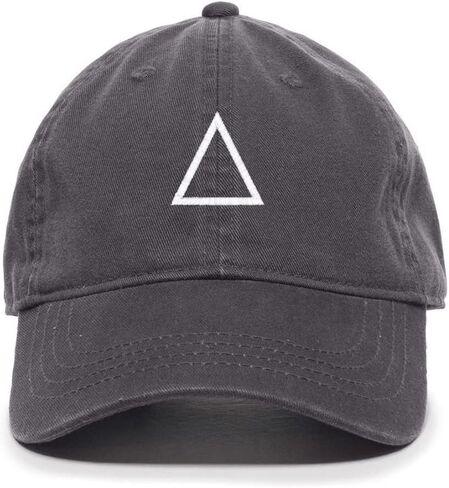 Triangle Korean Letter J Baseball Cap Embroidered Cotton Adjustable Dad Hat in Saudi Arabia