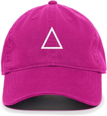 Triangle Korean Letter J Baseball Cap Embroidered Cotton Adjustable Dad Hat in Saudi Arabia