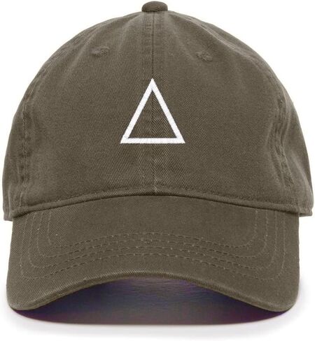 Triangle Korean Letter J Baseball Cap Embroidered Cotton Adjustable Dad Hat in Saudi Arabia