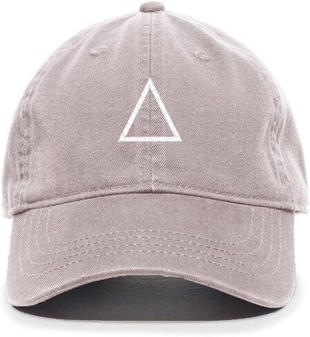 Triangle Korean Letter J Baseball Cap Embroidered Cotton Adjustable Dad Hat in Saudi Arabia