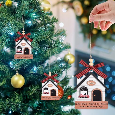 2026 New Home Ornament, House Warming Gifts Warming Gifts New Home for Women Couple Homeowners Owners Gift Ideas First Christmas News House Ornament 2026(Style 2) in Saudi Arabia