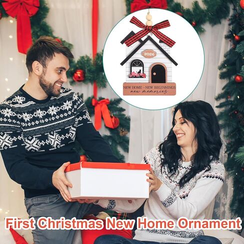 2026 New Home Ornament, House Warming Gifts Warming Gifts New Home for Women Couple Homeowners Owners Gift Ideas First Christmas News House Ornament 2026(Style 2) in Saudi Arabia