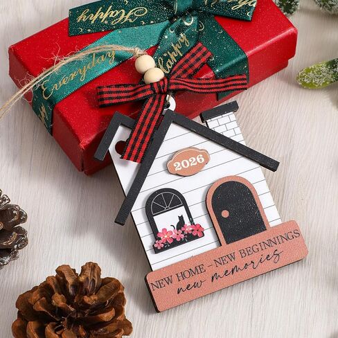 2026 New Home Ornament, House Warming Gifts Warming Gifts New Home for Women Couple Homeowners Owners Gift Ideas First Christmas News House Ornament 2026(Style 2) in Saudi Arabia