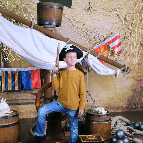 8 Pieces Natural Fish Net Ocean Themed Wall Hangings Party Decor Decoration Fish Net Decorative Supplies Natural Cotton Fishnet Accessory for Sea Party in Kuwait