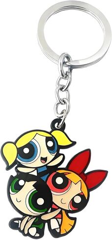 Cute Anime Cartoon Keychain, Zinc Alloy Key Chain for Women and Men in Kuwait