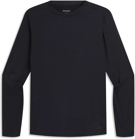 Outdoor Research Men's Eclipse Sun Long Sleeve Tee | Water & Wind Resistant, Breathable UPF 50+ Lightweight Workout Top in Saudi Arabia