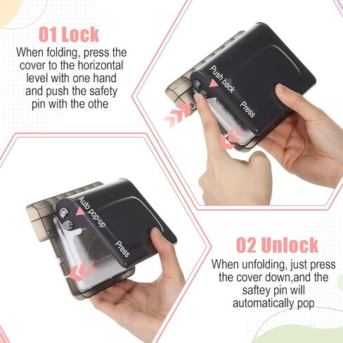 ماكينة تجليد ذات 10 فتحات رمادية للمخطط مع 20 قطعة من أشواك التجليد المشطية، وملفات ربط حلزونية بلاستيكية، 30 فتحة على A4، و20 فتحة على A5، و26 فتحة على B5، وسعة 10 ورقات in Kuwait