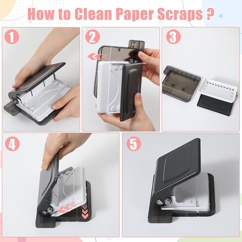 ماكينة تجليد ذات 10 فتحات رمادية للمخطط مع 20 قطعة من أشواك التجليد المشطية، وملفات ربط حلزونية بلاستيكية، 30 فتحة على A4، و20 فتحة على A5، و26 فتحة على B5، وسعة 10 ورقات in Kuwait