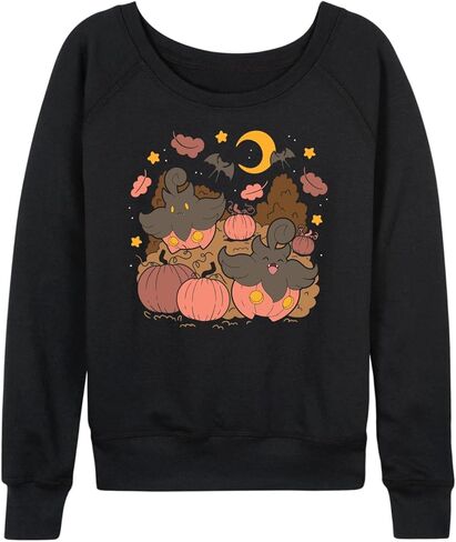 HYBRID APPAREL Pokémon - Pumpkaboo Pumpkin Patch - سويت شيرت نسائي من French Terry in Saudi Arabia