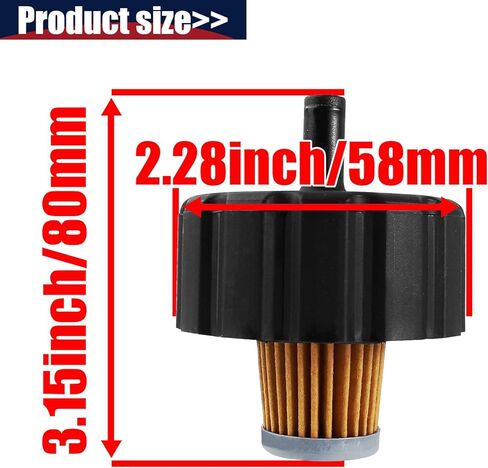 Filter with Pre Filter Compatible with Yamaha Golf Cart G2 G8 G9 G11 Gas 4-Cycle Engine 1985-2001 J38-14450-00 J38-14450-00-00 J10-14417-00 J10-14417-00-00 J10-14417-01 8R4 8F3-25460-00 00 in Saudi Arabia