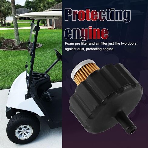 Filter with Pre Filter Compatible with Yamaha Golf Cart G2 G8 G9 G11 Gas 4-Cycle Engine 1985-2001 J38-14450-00 J38-14450-00-00 J10-14417-00 J10-14417-00-00 J10-14417-01 8R4 8F3-25460-00 00 in Saudi Arabia