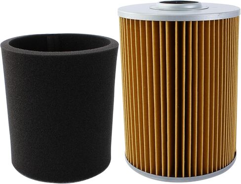 Filter with Pre Filter Compatible with Yamaha Golf Cart G2 G8 G9 G11 Gas 4-Cycle Engine 1985-2001 J38-14450-00 J38-14450-00-00 J10-14417-00 J10-14417-00-00 J10-14417-01 8R4 8F3-25460-00 00 in Saudi Arabia