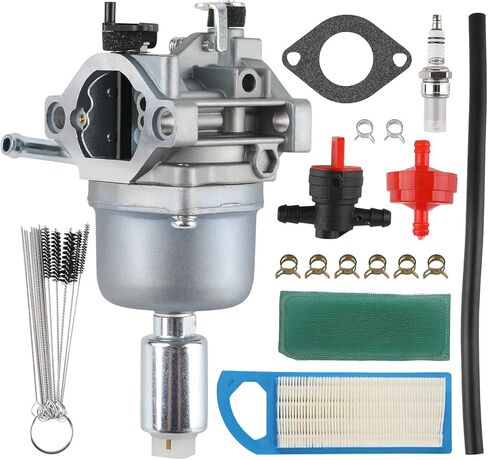 Carburetor for B&S 594601 796587 591736 19 19.5 20 20.5 21 HP Engine Craftsman Riding Lawn Mower Tractor Intek Single Cylinder OHV Motor Nikki Carb with Gasket and Cleaning Tools in Saudi Arabia