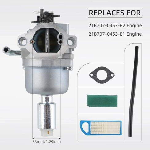 Carburetor for B&S 594601 796587 591736 19 19.5 20 20.5 21 HP Engine Craftsman Riding Lawn Mower Tractor Intek Single Cylinder OHV Motor Nikki Carb with Gasket and Cleaning Tools in Saudi Arabia