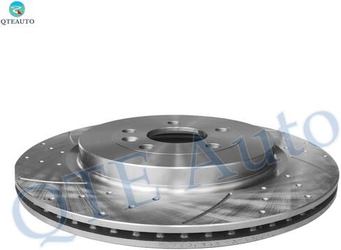 PM Auto Rear 345mm Drilled Slotted Brake Disc Rotors Replacement For 2013-2019 Ford Explorer in Saudi Arabia