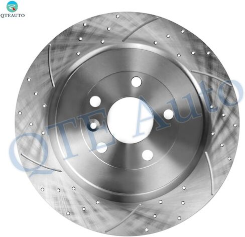 PM Auto Rear 345mm Drilled Slotted Brake Disc Rotors Replacement For 2013-2019 Ford Explorer in Saudi Arabia