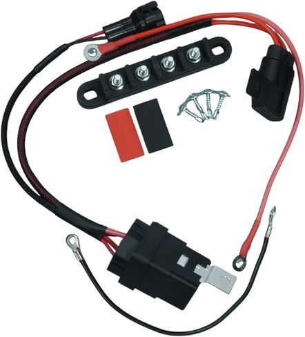 4 Stud Keyed Power Busbar Bus Bar Fit for Honda Talon Accessories, 35 Output AMP Replace PCS-S2-KBUS Battery Mount with 4 Self Tapping Screw in Kuwait