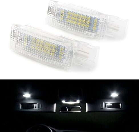 GZYF Car Interior Visor Vanity Mirror Light, Vanity Mirror Lights Replacement for Jetta MK3 2005-2011, Replacement For Golf 4 1997-2005, 5 2003-2009, 6 2008-2014 in Saudi Arabia