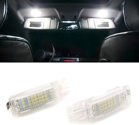 GZYF Car Interior Visor Vanity Mirror Light, Vanity Mirror Lights Replacement for Jetta MK3 2005-2011, Replacement For Golf 4 1997-2005, 5 2003-2009, 6 2008-2014 in Saudi Arabia